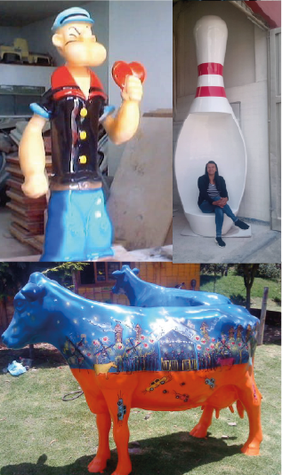 fabricación de piezas y moldes en fibra de vidrio bogotá